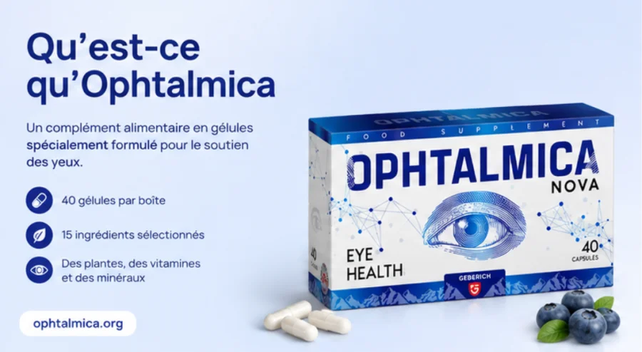 Ophtalmica Kapseln für die Augen — Schachtel mit 40 Kapseln im Überblick