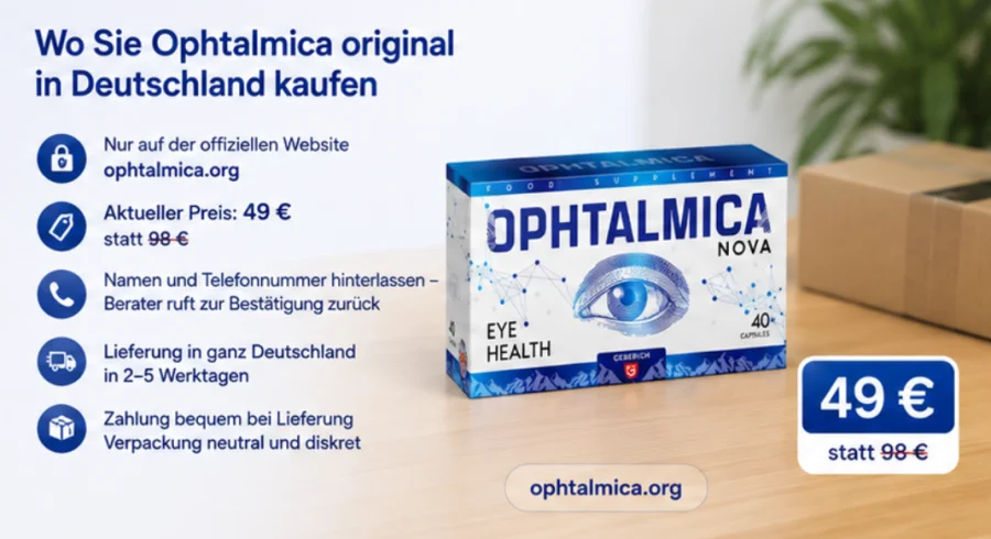 Ophtalmica — Originalprodukt für die Augen, Bestellung in Österreich