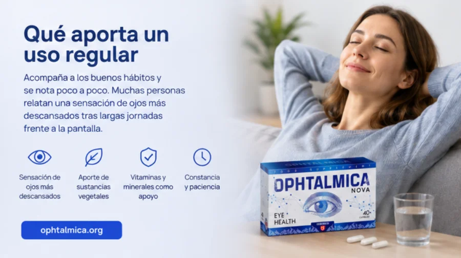 Ophtalmica — vier Kapseln als tägliche Ration bei regelmäßiger Einnahme