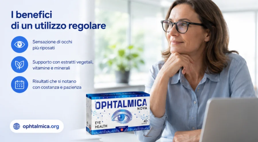 Ophtalmica — vier Kapseln als tägliche Ration bei regelmäßiger Einnahme